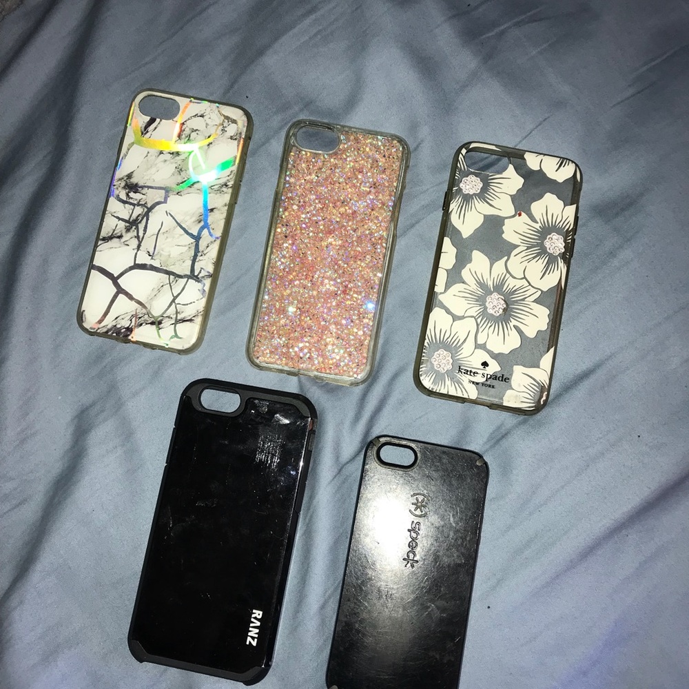 iPhone 8s perfect condition and phone cases